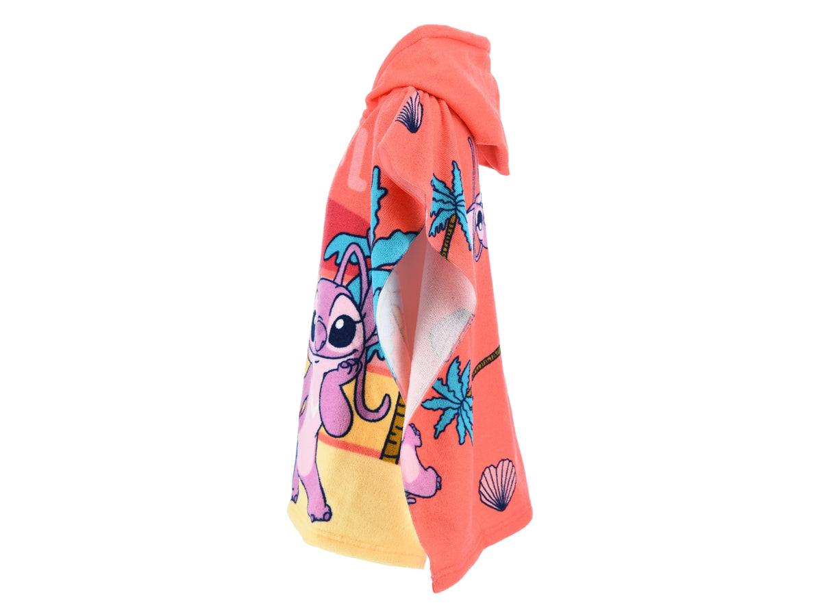 Lilo e Stitch asciugamano poncho rosa