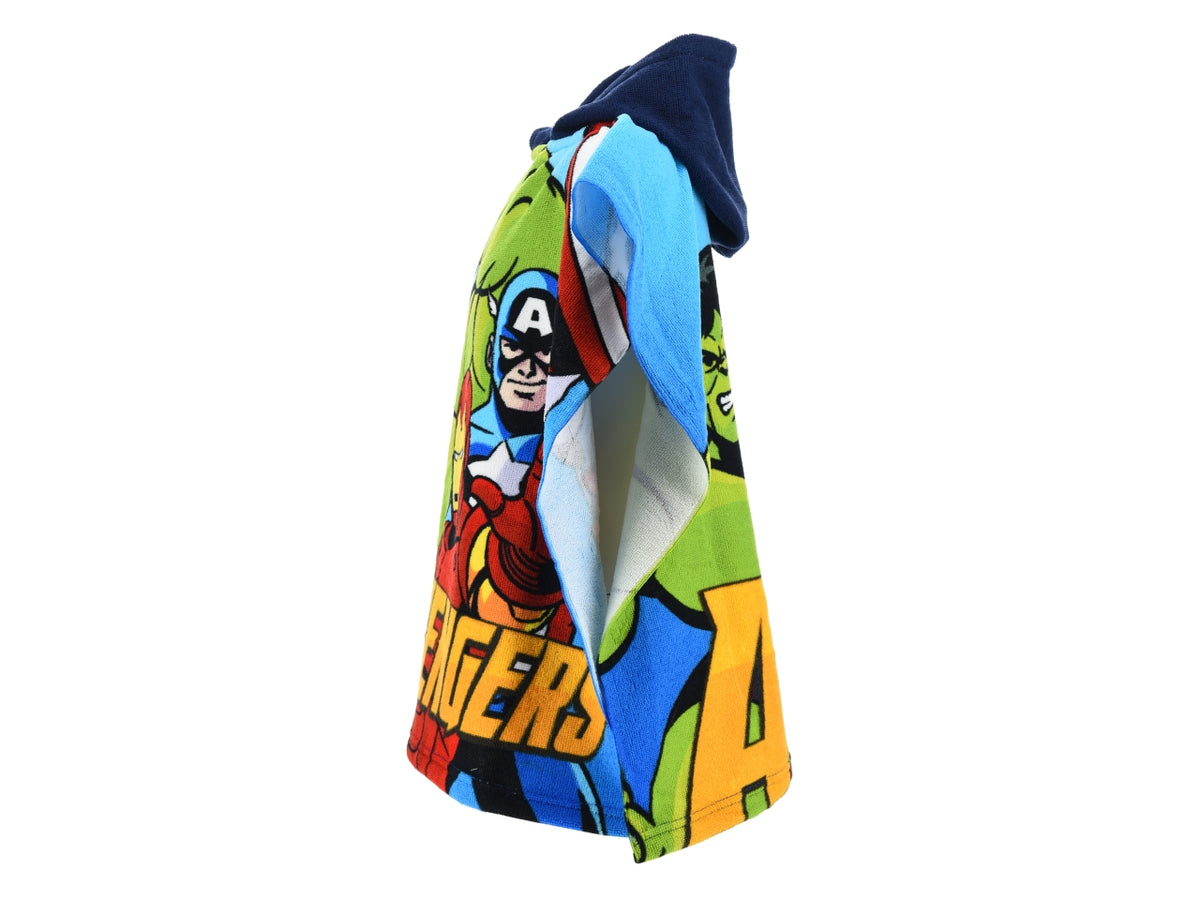 Avengers classic asciugamano poncho blu