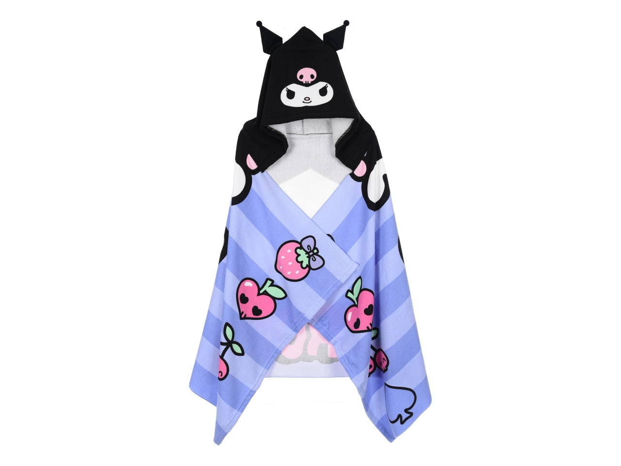 Kuromi telo mare con cappuccio viola