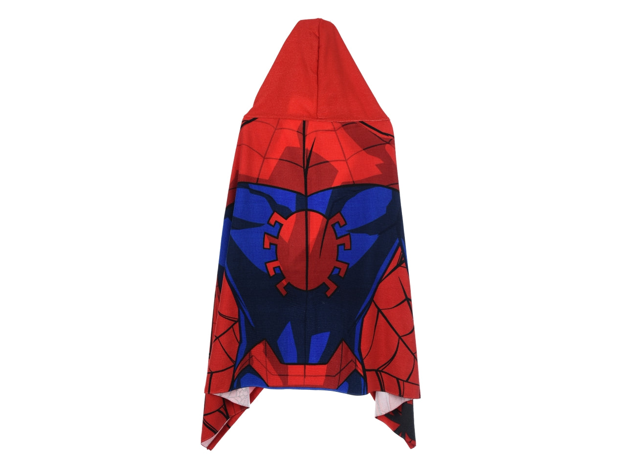 Spiderman telo mare con cappuccio rosso