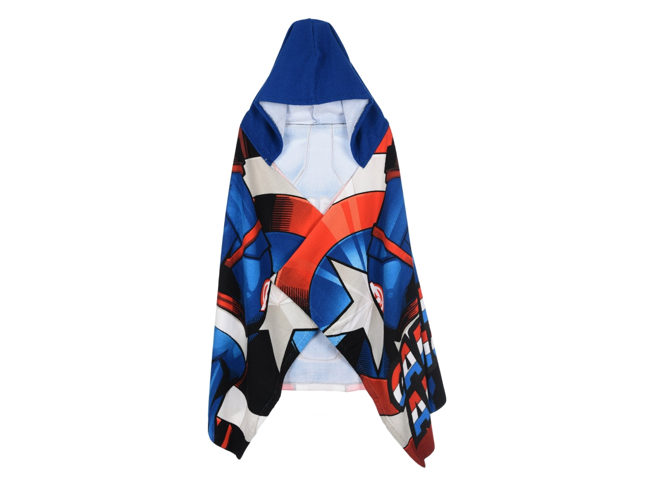 Avengers classic telo mare con cappuccio blu