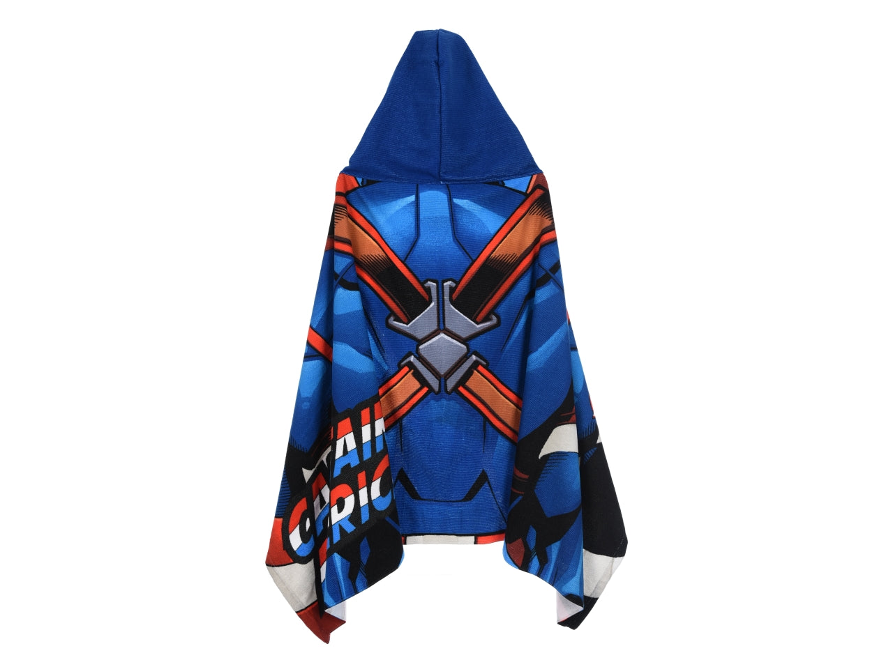 Avengers classic telo mare con cappuccio blu
