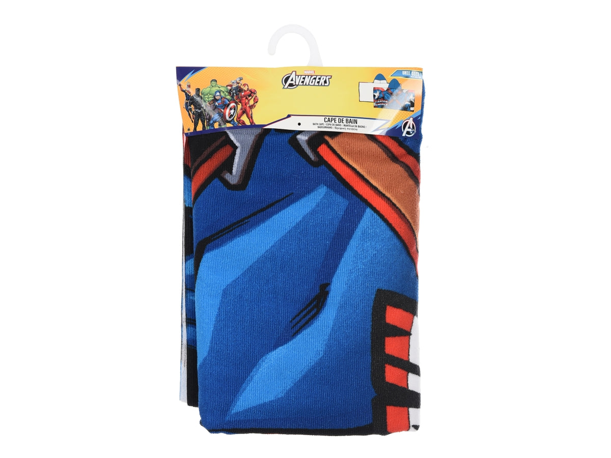 Avengers classic telo mare con cappuccio blu $