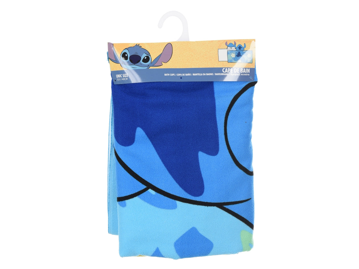 Lilo e Stitch telo mare con cappuccio blu $