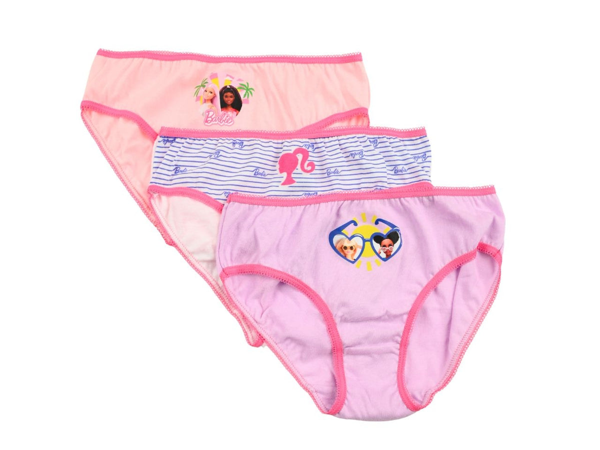 Barbie mutandine in box da 3 pezzi, taglia 6/8anni