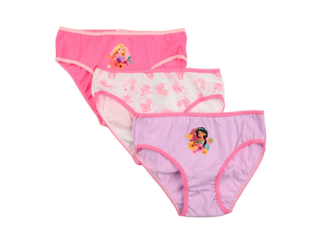 Princesse mutandine in box da 3 pezzi, taglia 5/6anni