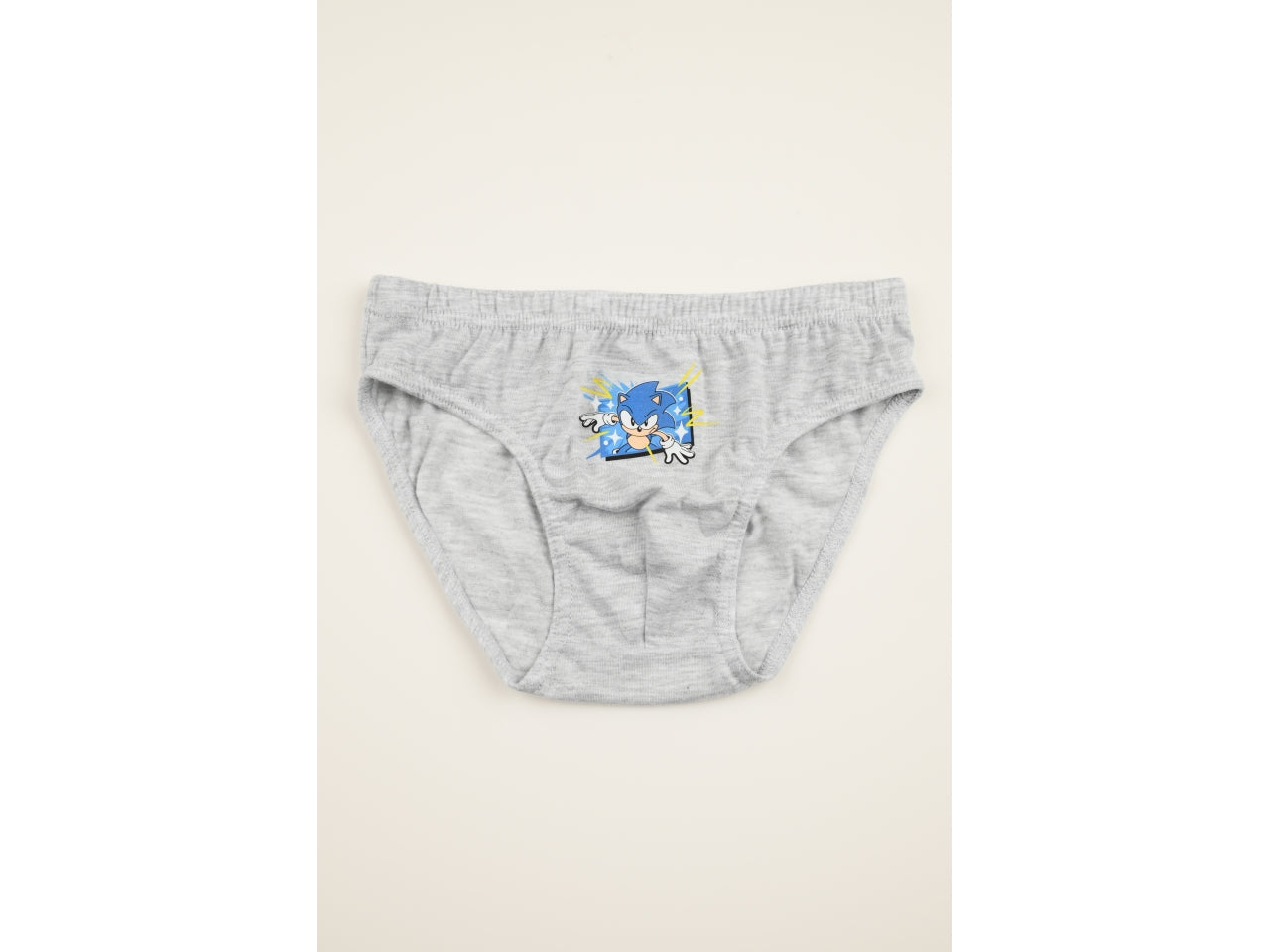 Sonic classic mutandine in box da 3 pezzi, taglia 3/4anni