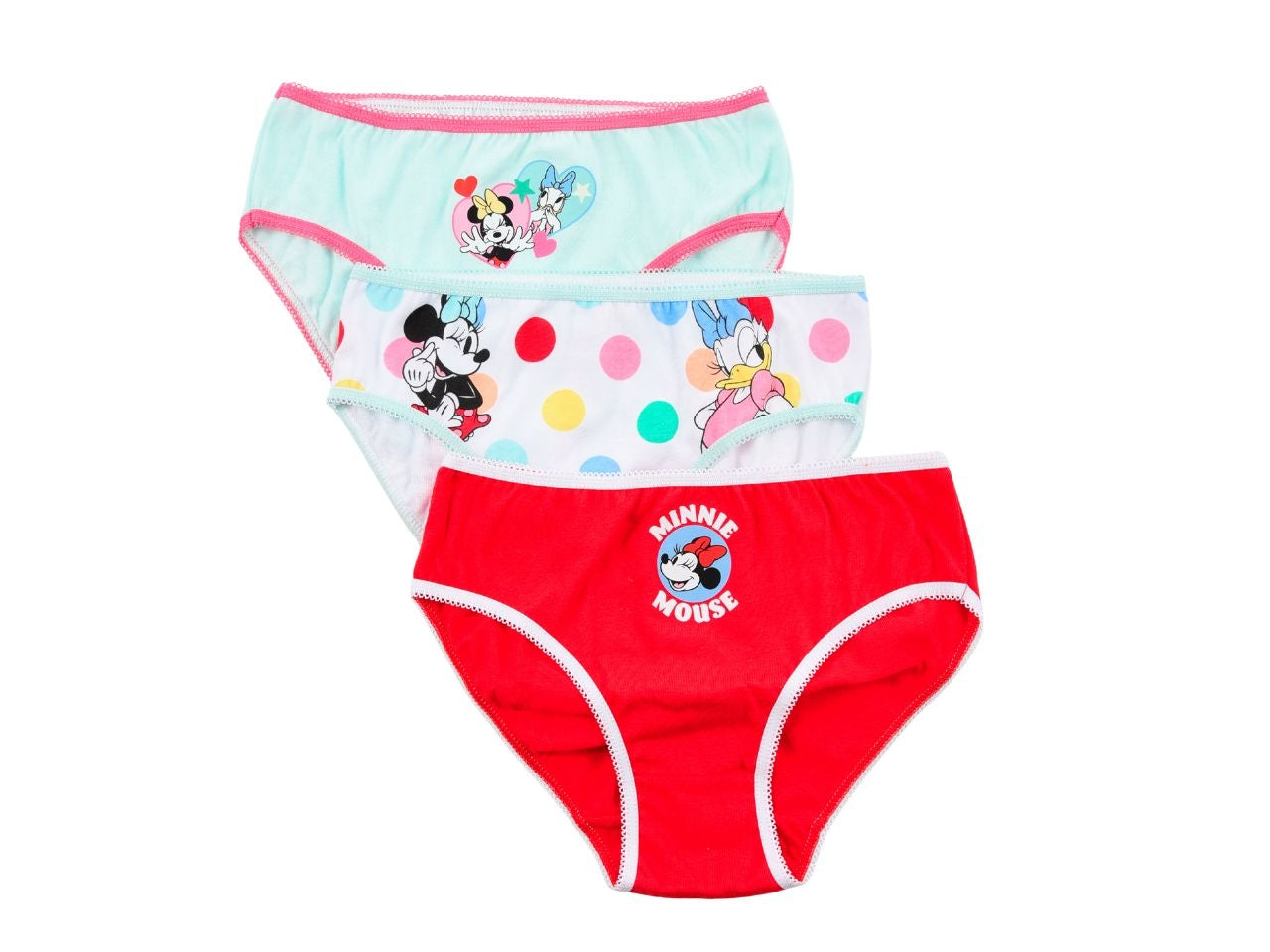 Minnie mutandine in box da 3 pezzi, taglia 6/8anni
