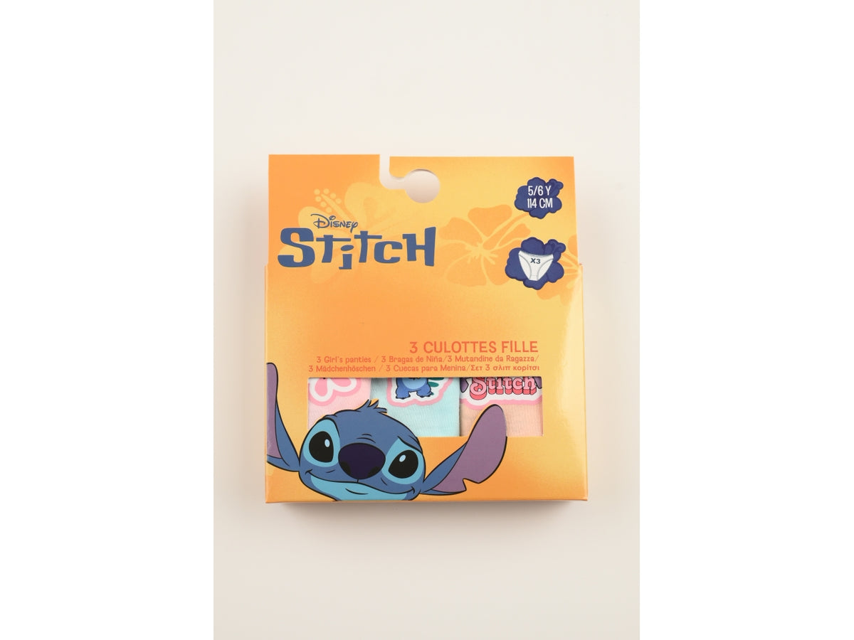 Lilo e stitch mutandine in box da 3 pezzi, taglia 5/6anni