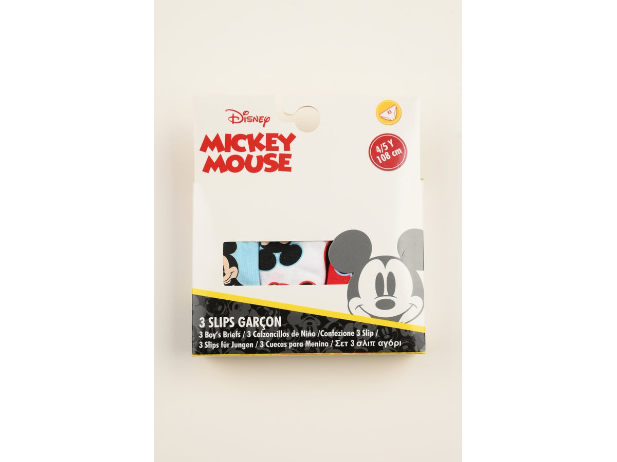 Mickey mutandine in box da 3 pezzi, taglia 4/5anni