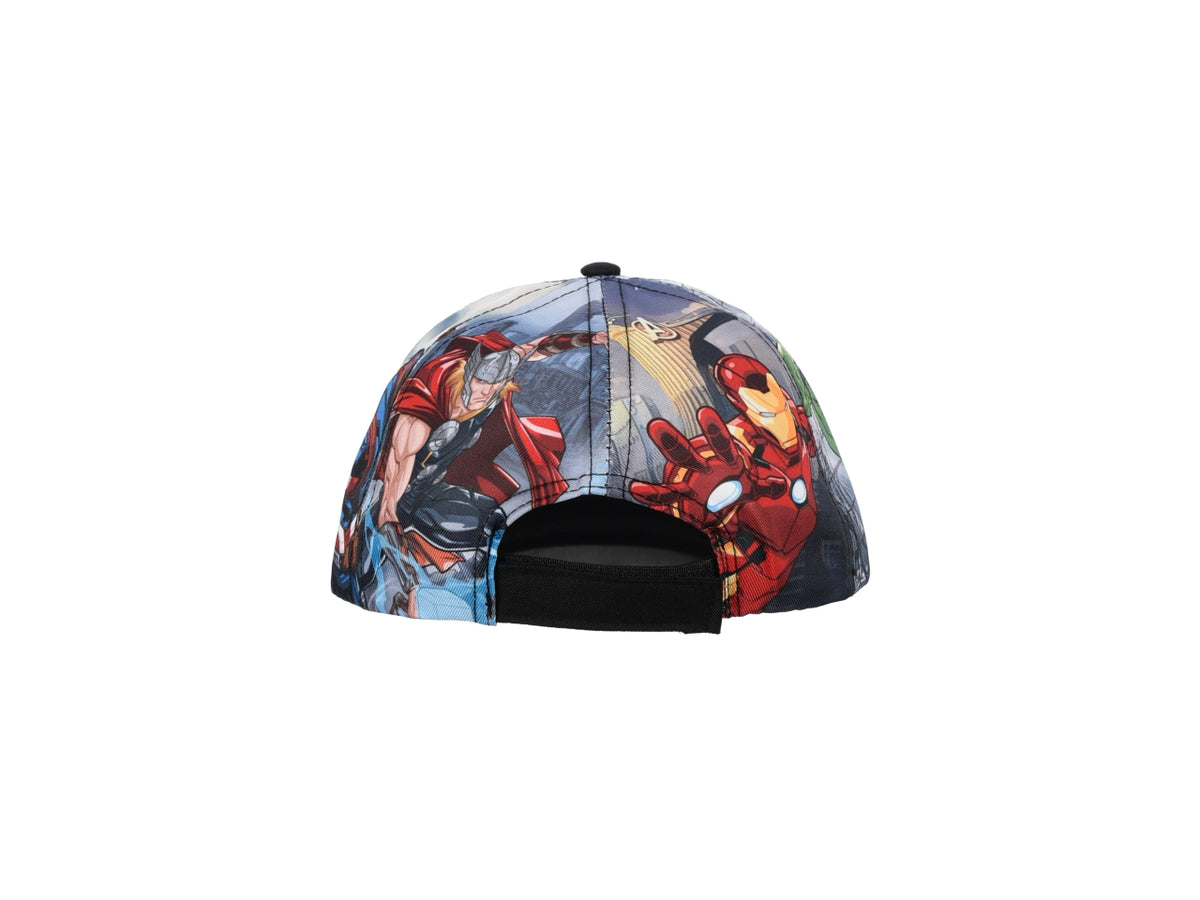 Avengers classic cappello con visiera taglie 52 e 54 nero