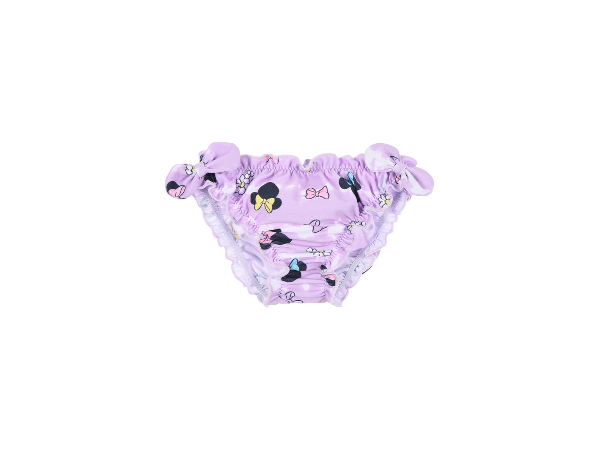 Minnie costume mare slip taglie dalla 12 alla 36 mesi viola chiaro