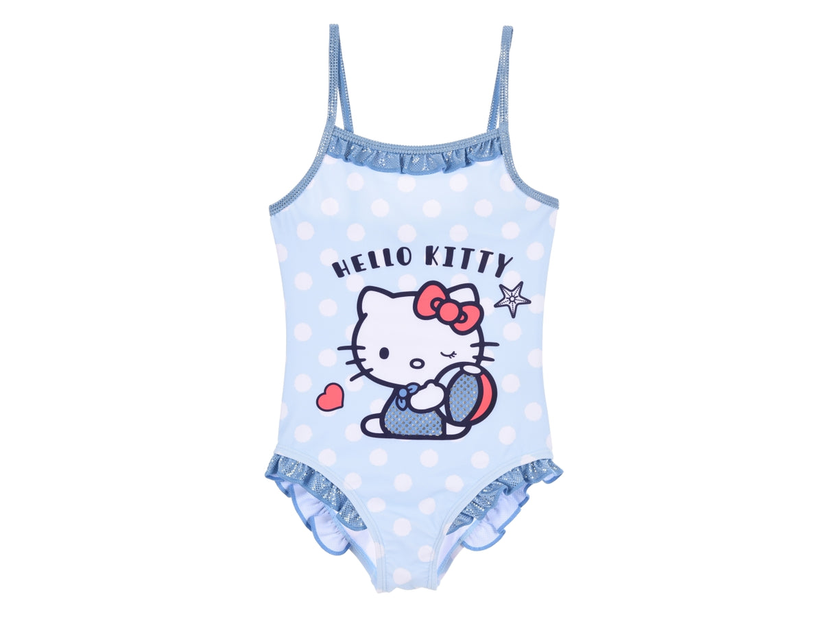Hello kitty costume mare intero taglie dalla 3 alla 8 anni blu