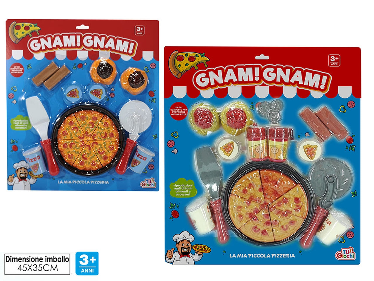 Gioco pizza c/accessori 2assortitiortiti