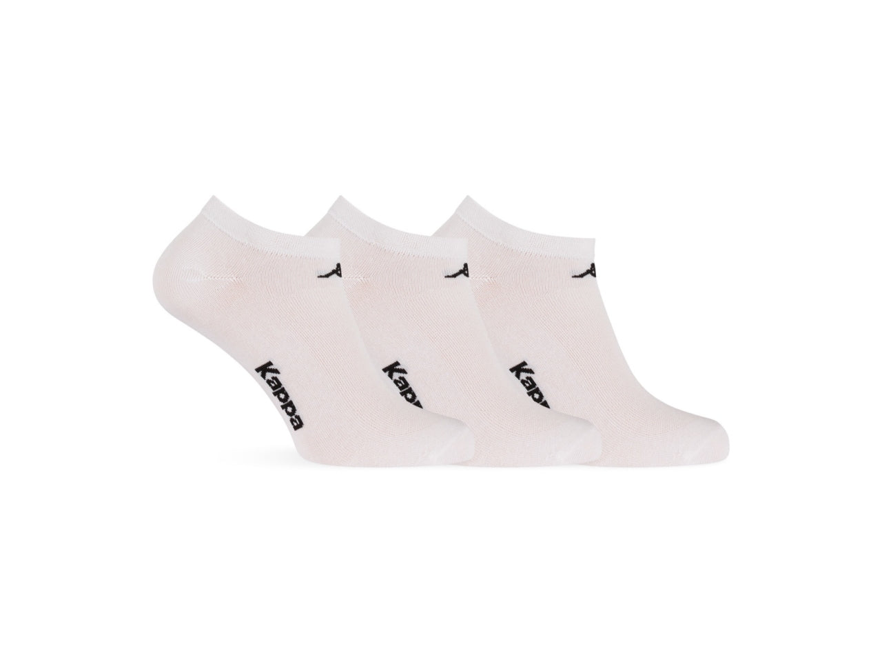 Calza fantasmino da uomo maglia jersey e traforo in cotone set da 3 paia bianco tg 43/46