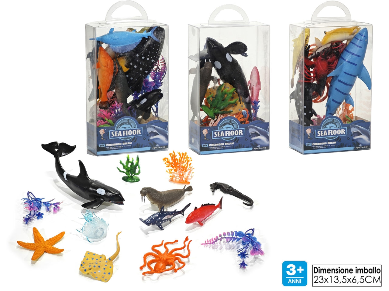 Animali marini 3 assortimenti