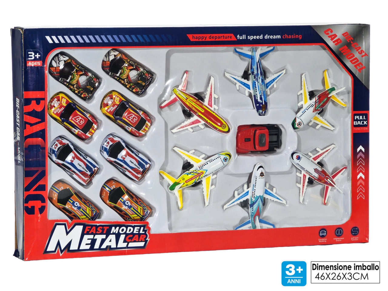 Auto set da 15 veicoli die-cast