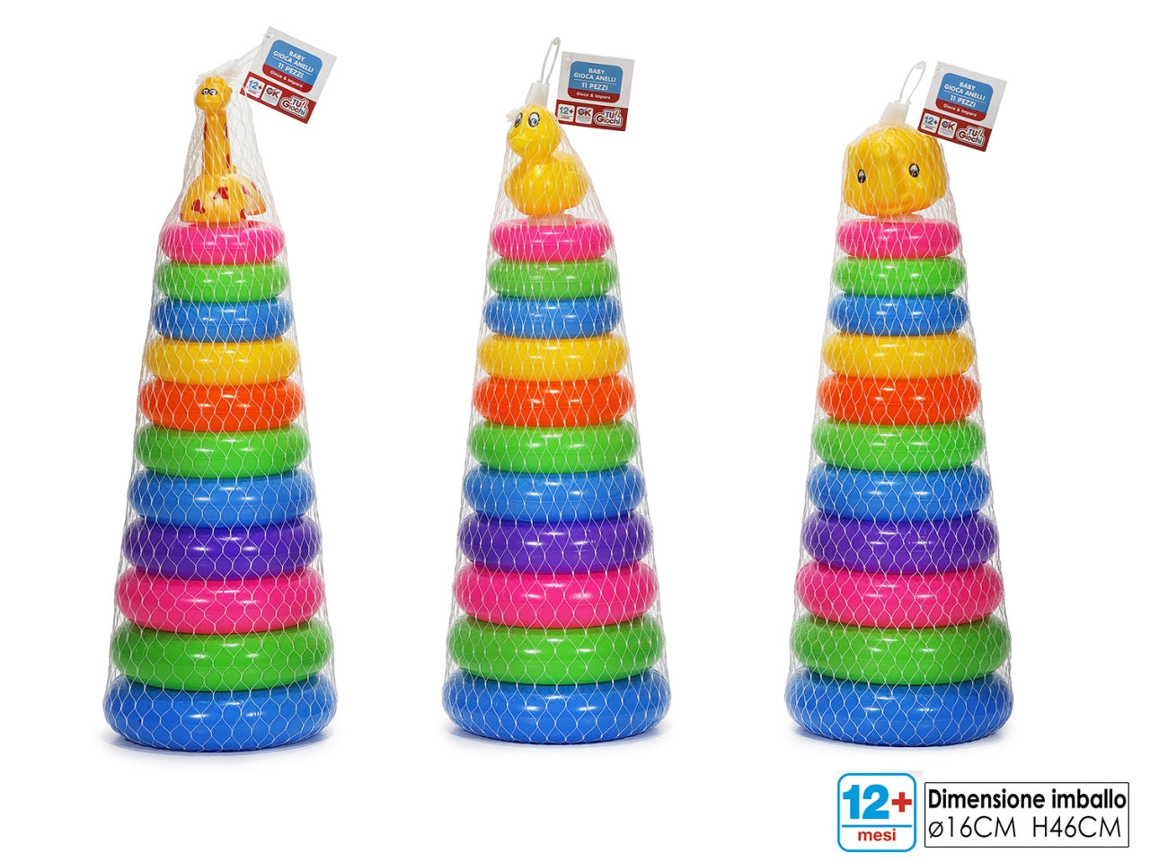 Gioco baby gioca anelli 3ass