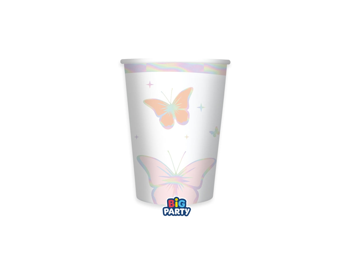 Bicchieri 250cc butterfly set da 6 bicchieri
