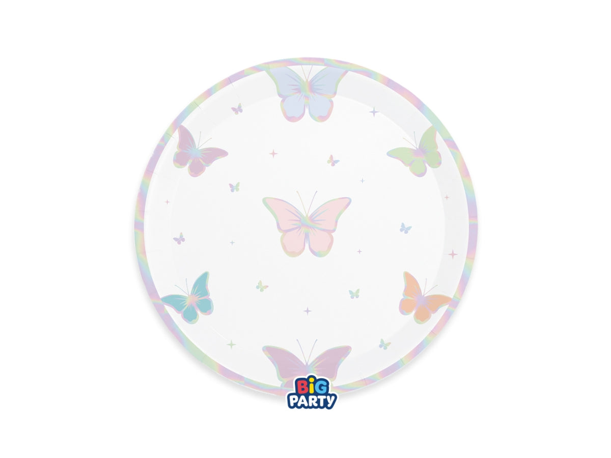Piatti 22cm butterfly set da 6 piatti