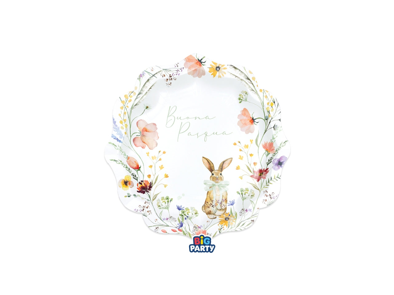 Piatti 20cm happy easter set da 6 piatti