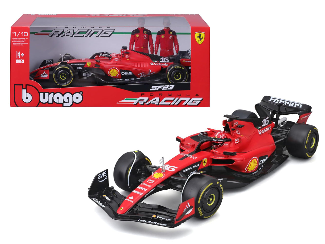 Auto F1 Ferrari Lecler 1:18