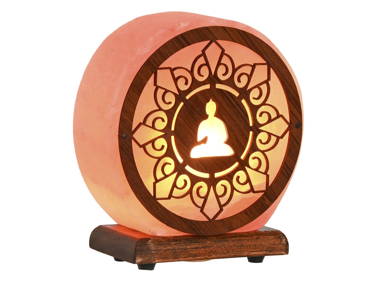 Lampada da tavolo sale dell'himalaya 16x7x18cm 3,5kg