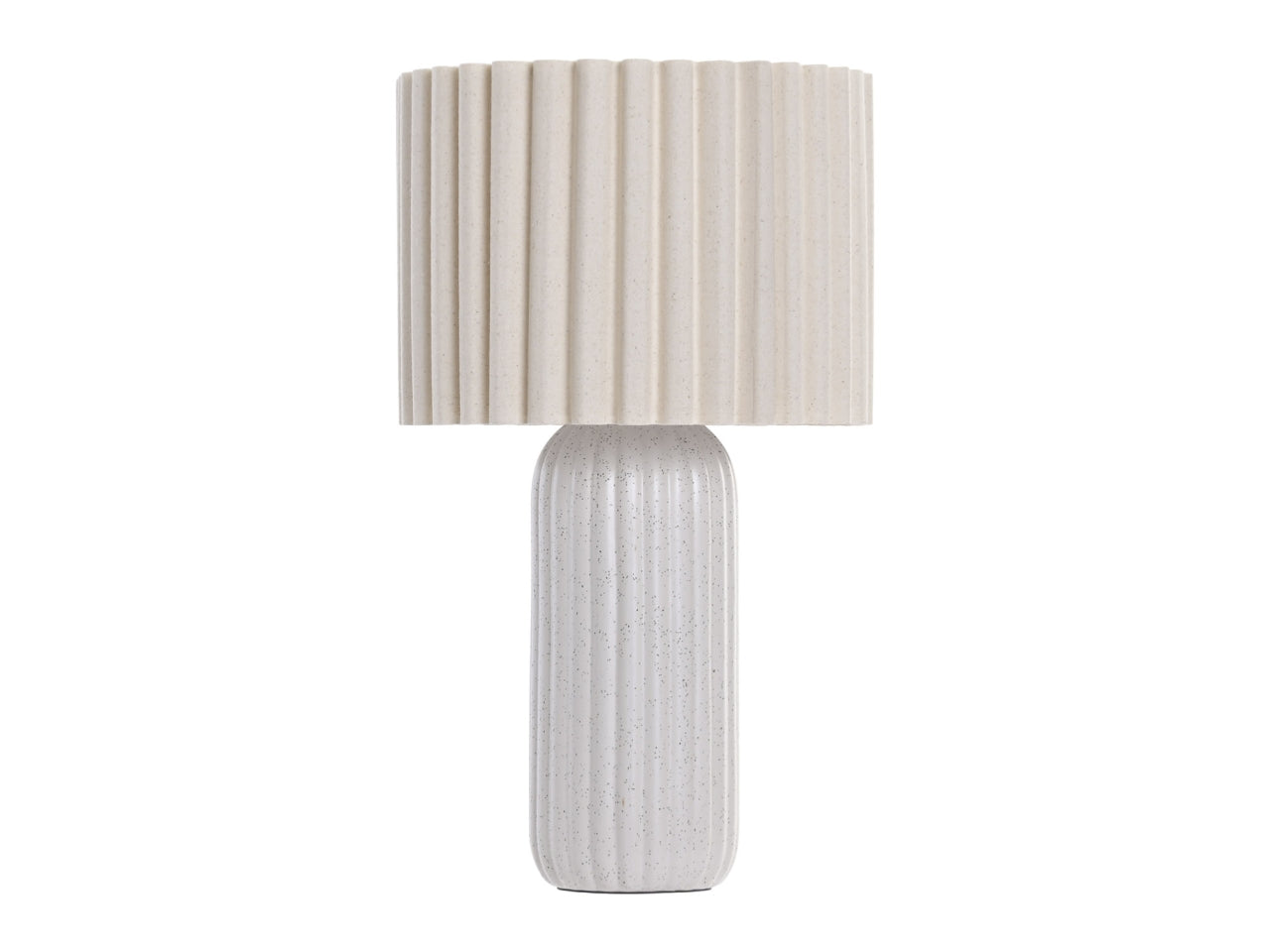 Lampada da tavolo ceramica poliestere 26x26x43