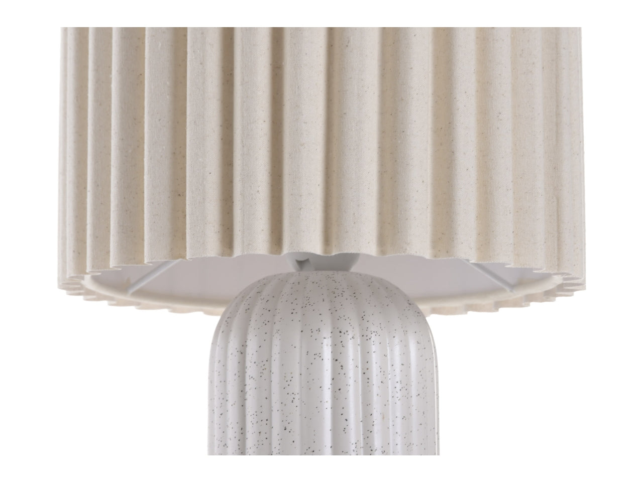 Lampada da tavolo ceramica poliestere 26x26x43