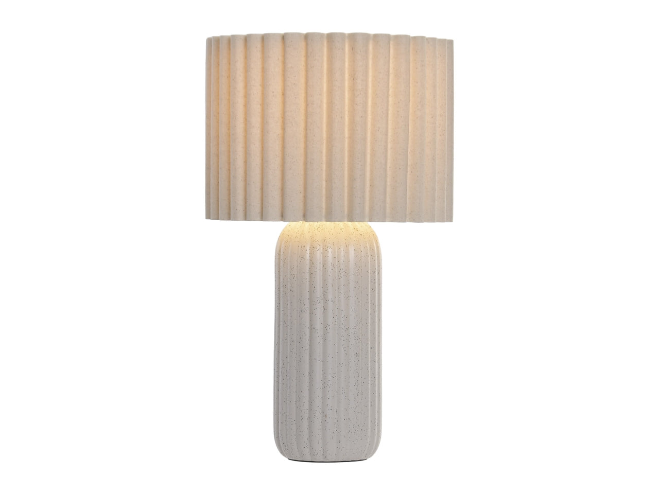 Lampada da tavolo ceramica poliestere 26x26x43