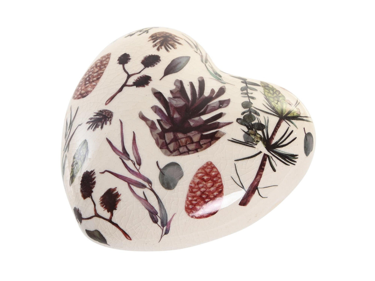 Figura ceramica 11x11x4cm ananas multicolore