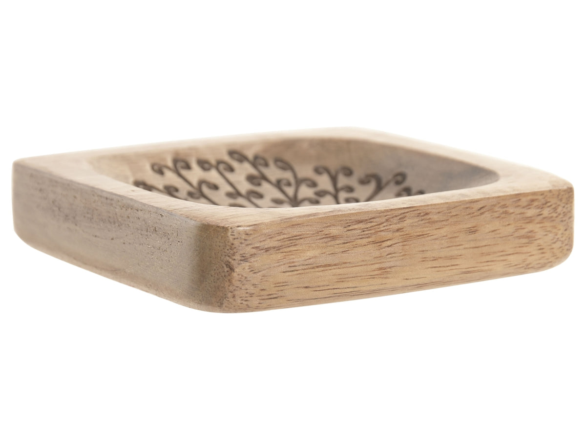 Vassoio svuota tasche mango 10x2x9cm albero della vita