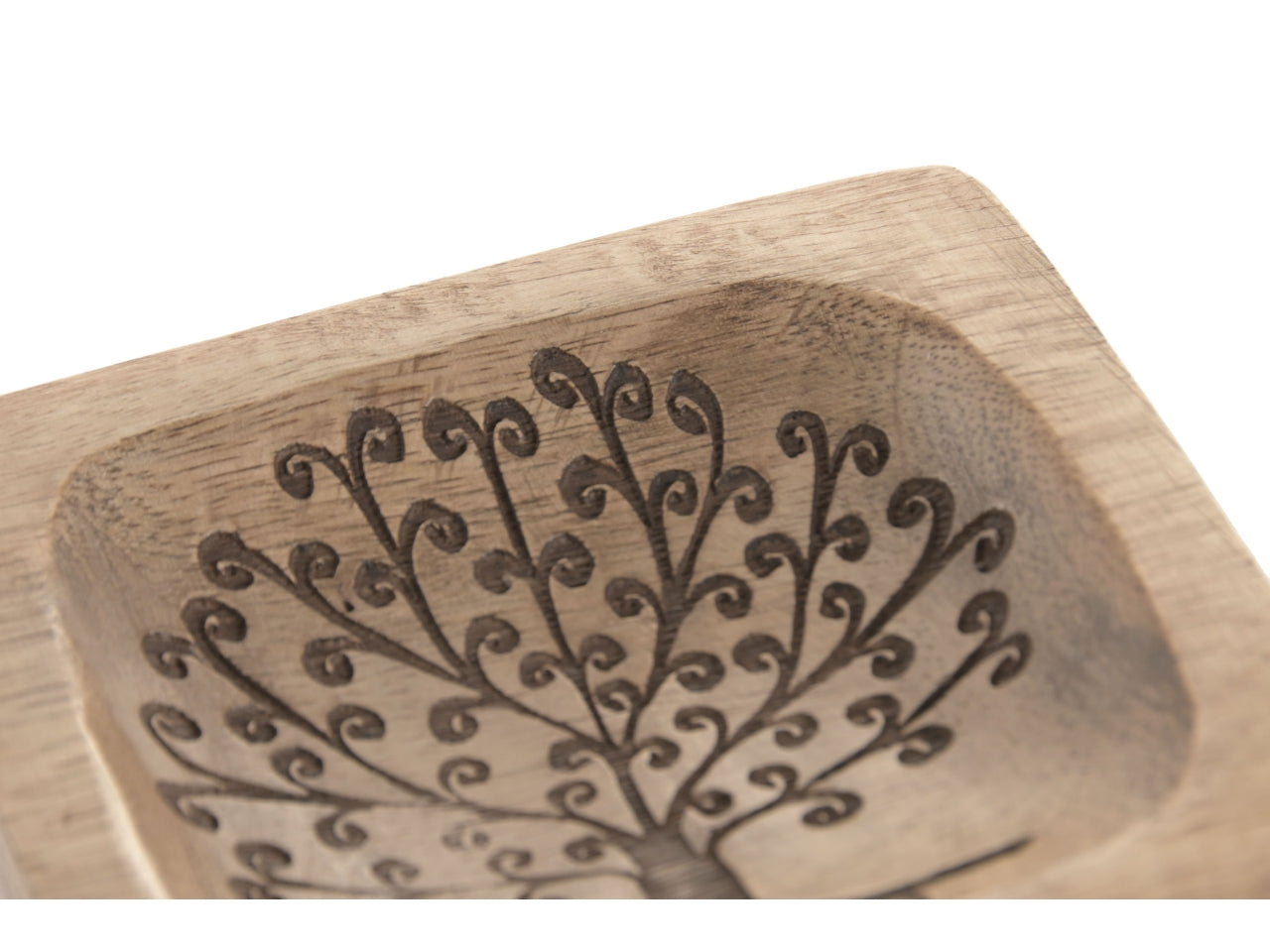 Vassoio svuota tasche mango 10x2x9cm albero della vita