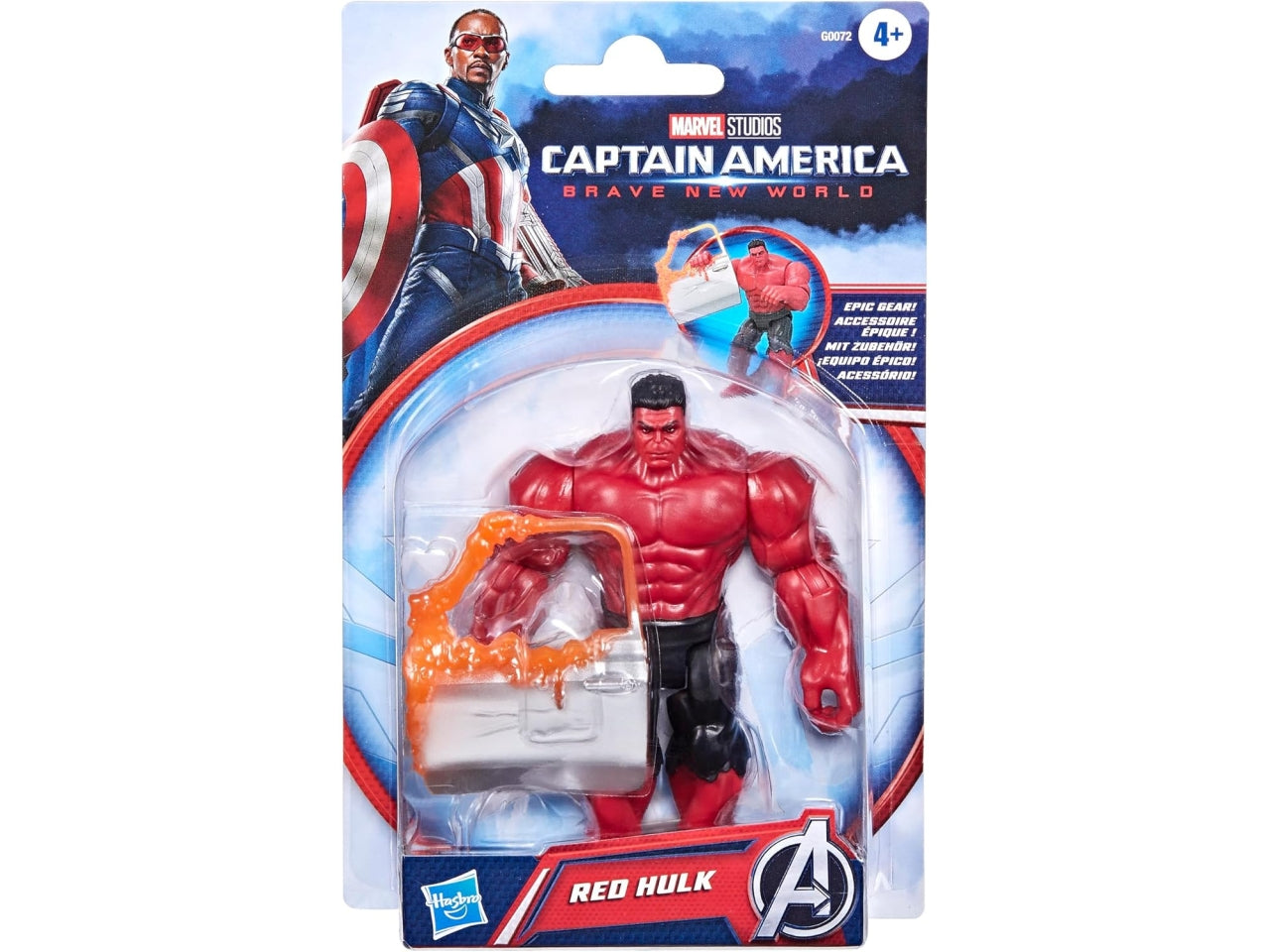 Captain america bnw red hulk