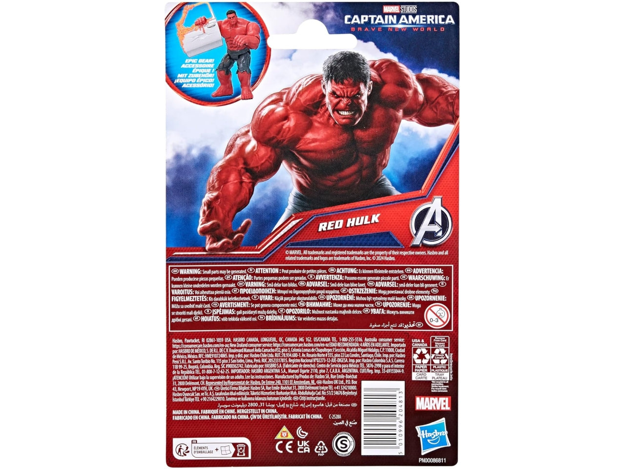 Captain america bnw red hulk