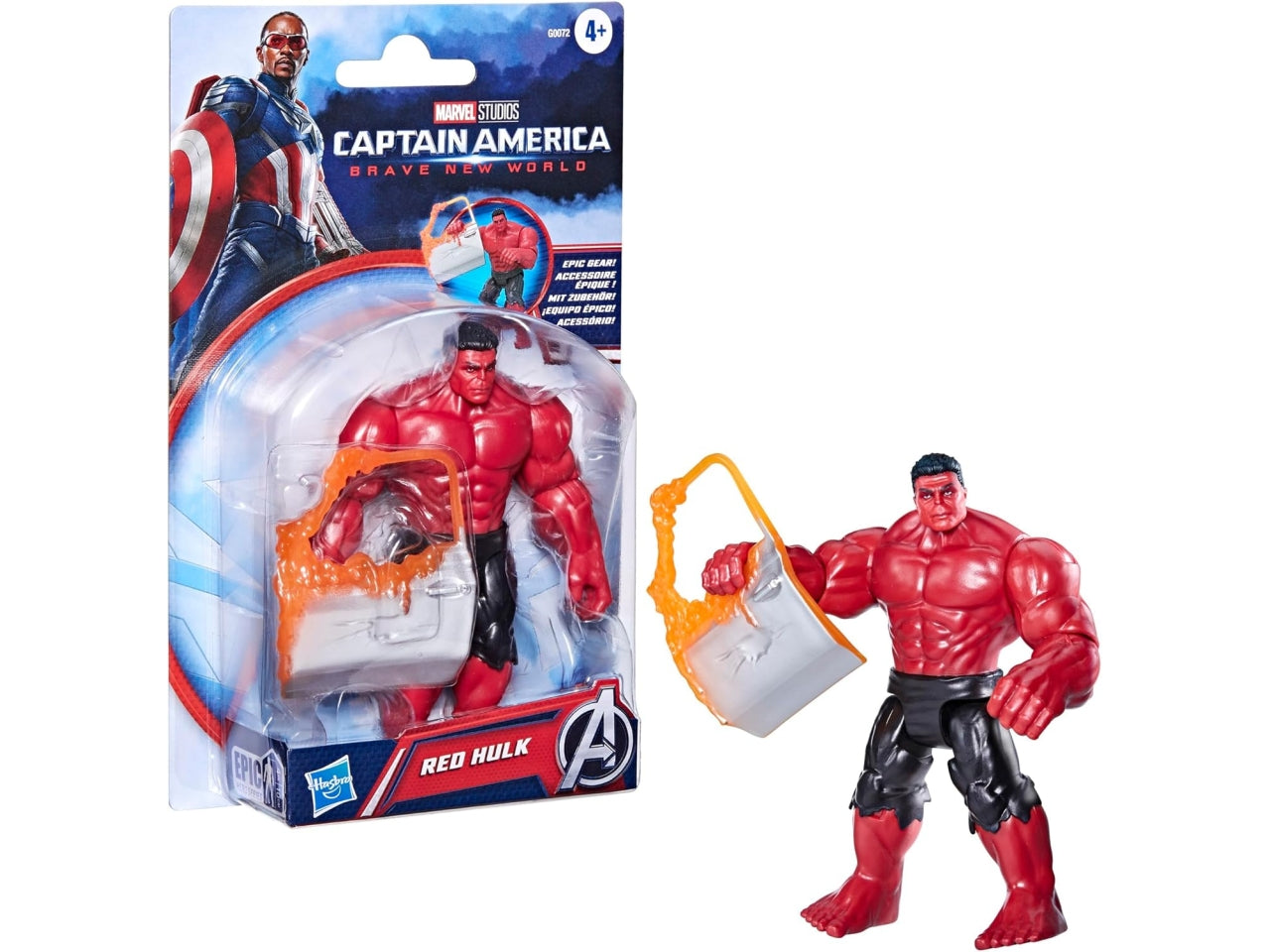 Captain america bnw red hulk