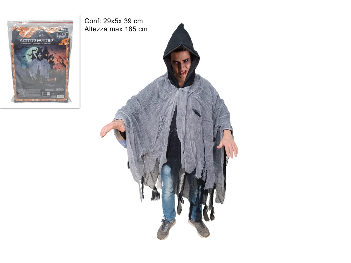 Costume per adulto da mostro nero