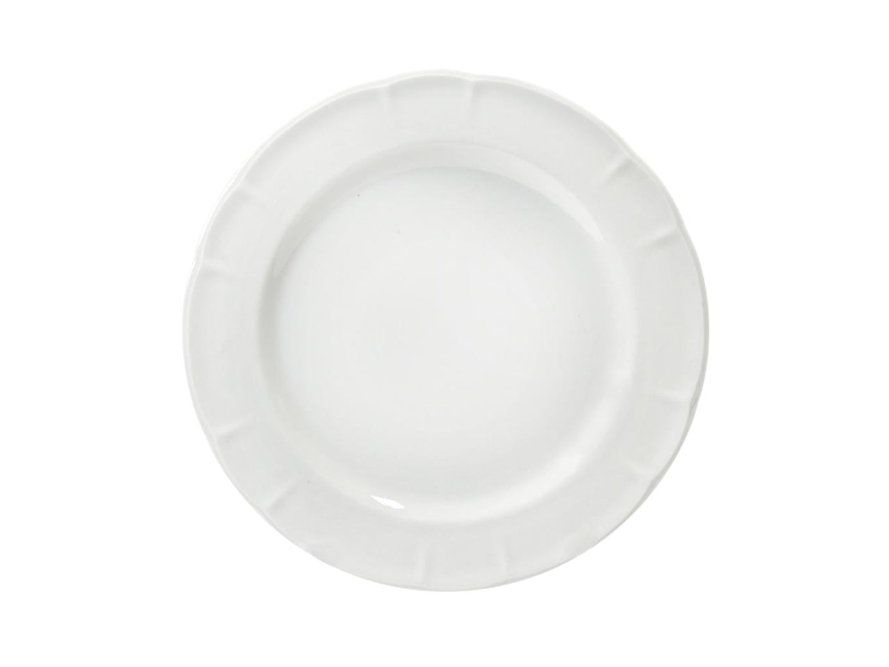 Londra piatto piano 26cm bianco