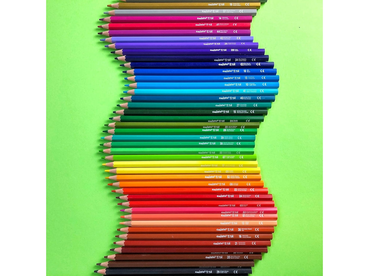 Pastelli cancellabili Carioca Tita Erasable, astucci da 12 matite colorate