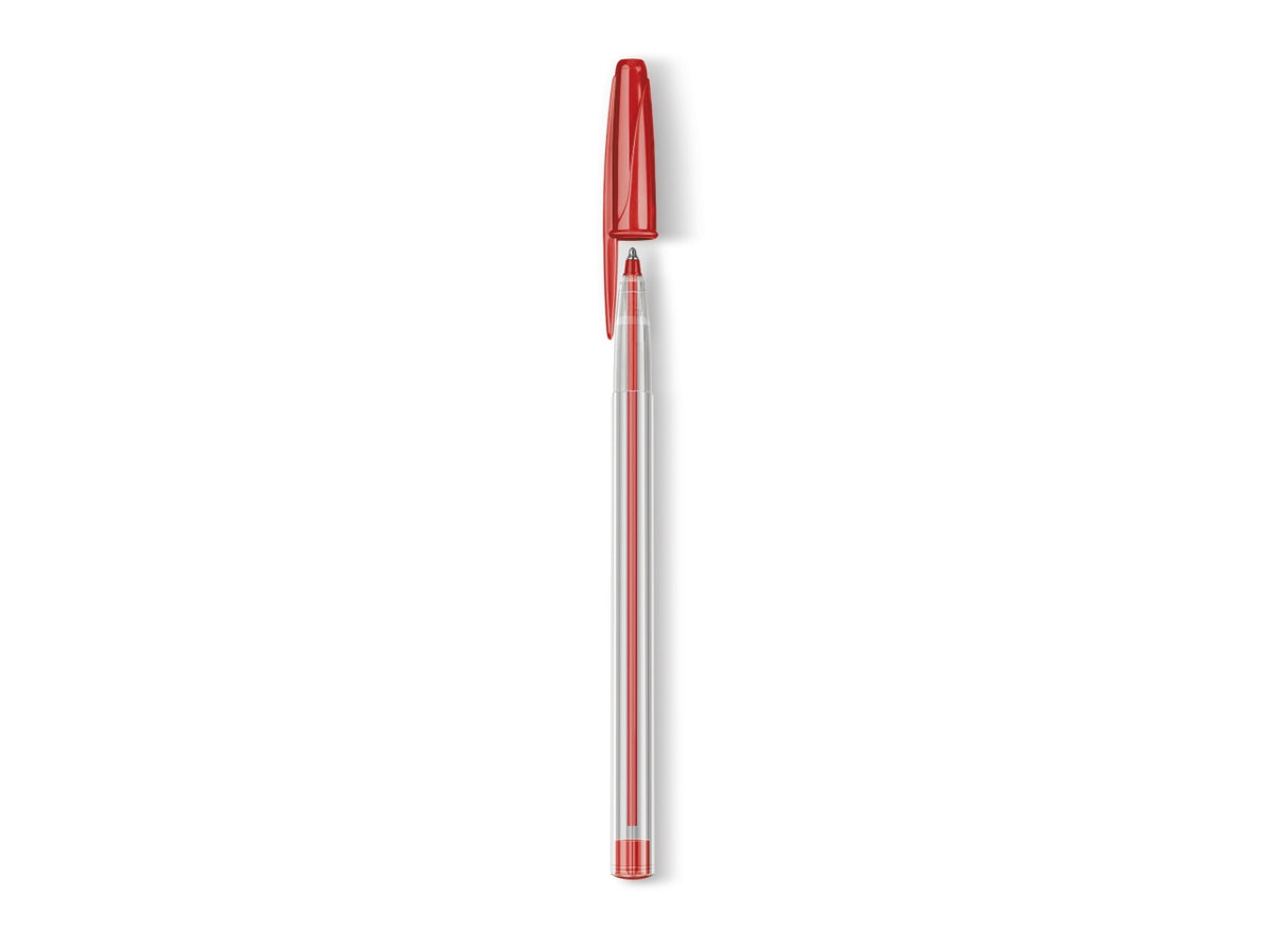 Penna Carioca Sfera Classic rossa in confezione da 50 penne