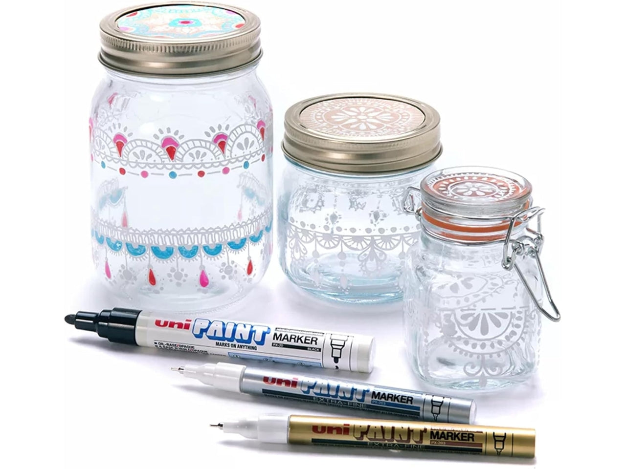 Paint marcatore punta media argento