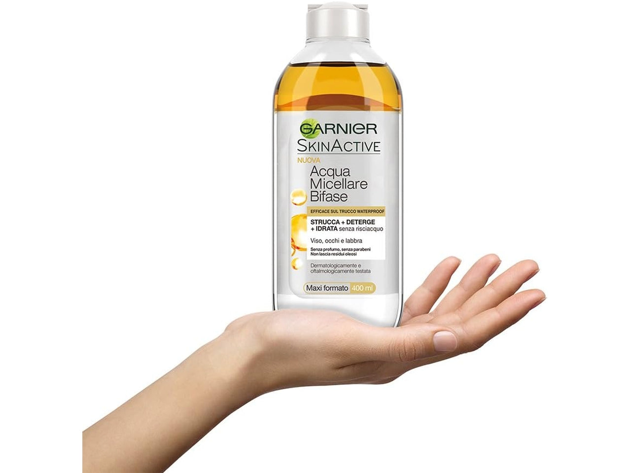 Garnier acqua micellare oil bifase con olio di argan 400ml