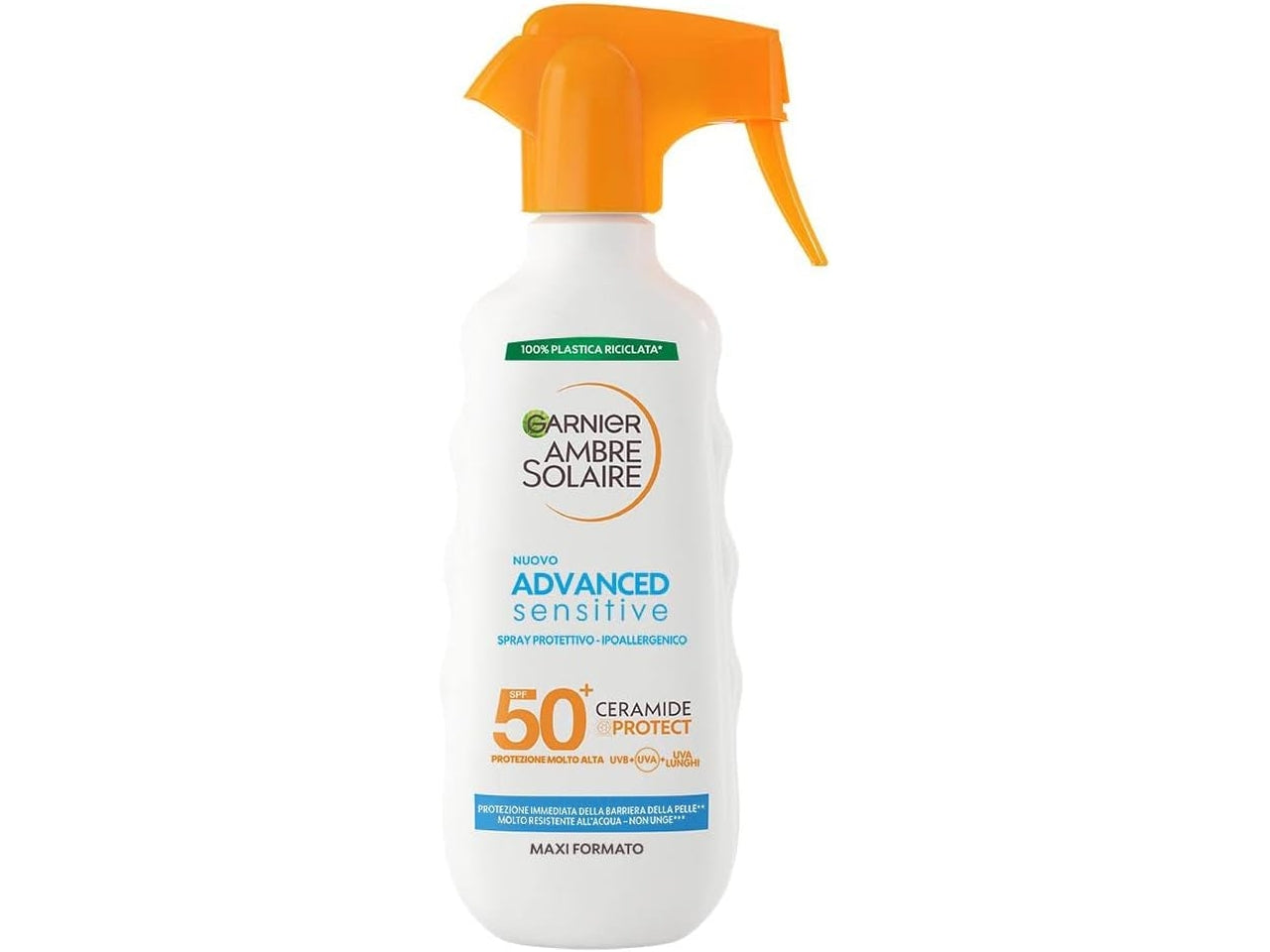 Ambra solaire advanced sensitive spray protettivo ipoallergenico spf50+ da270ml