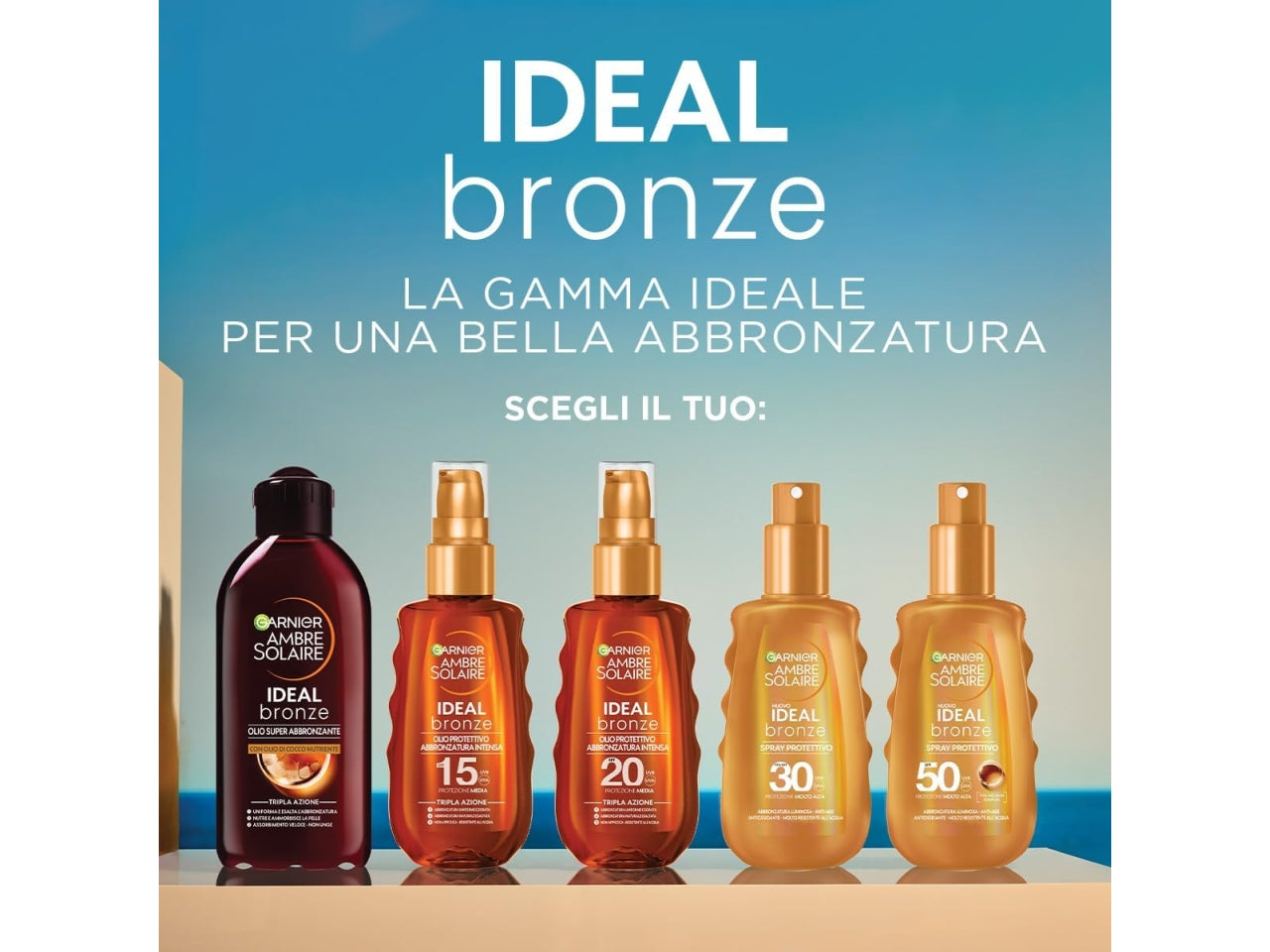 Ambra solaire ideal bronze olio al cocco