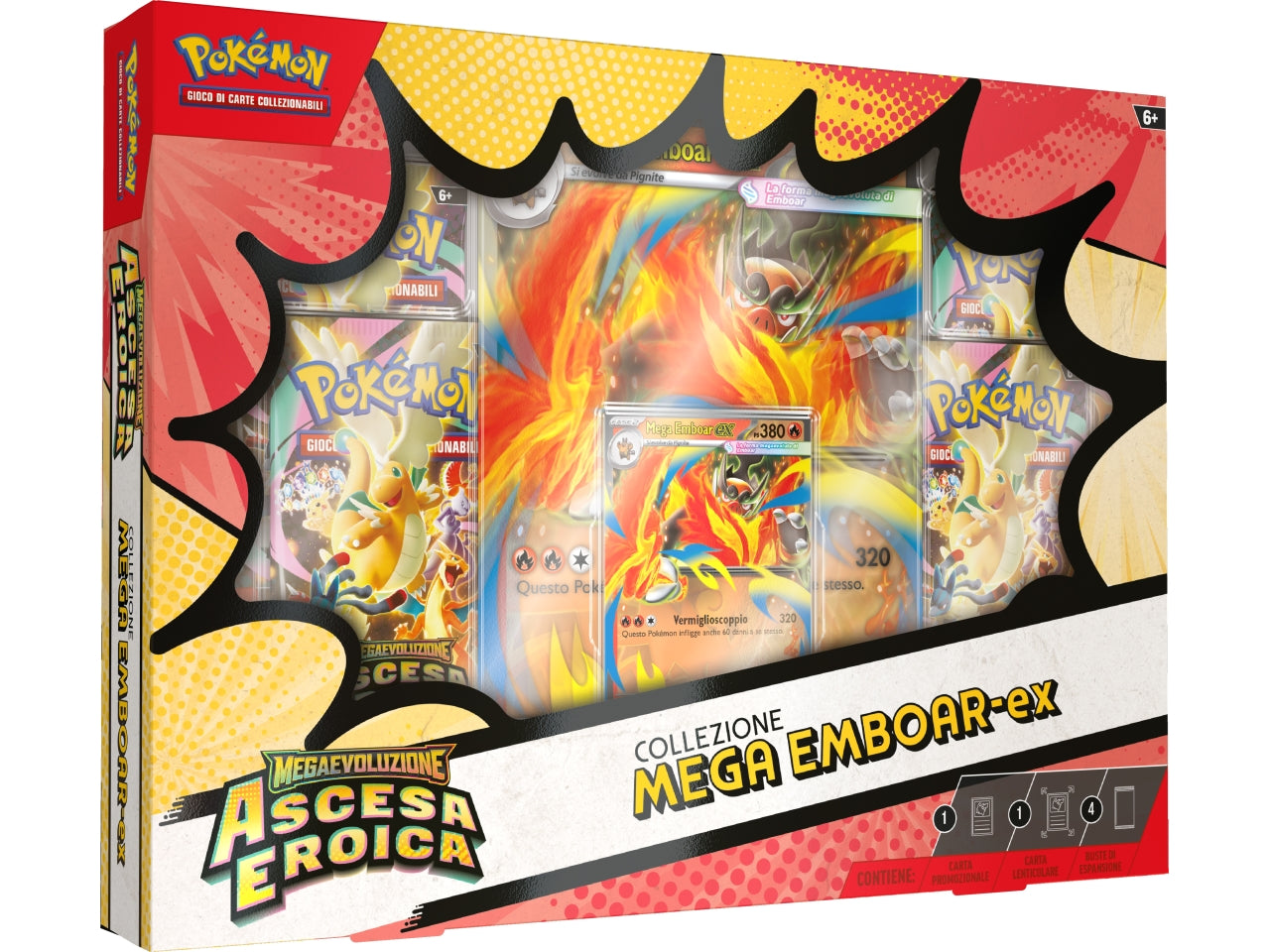 Pokemon M2.5 Col.Mega Emboar-EX, Mega Feraligatr-EX e Mega Mega.-Ex Â£