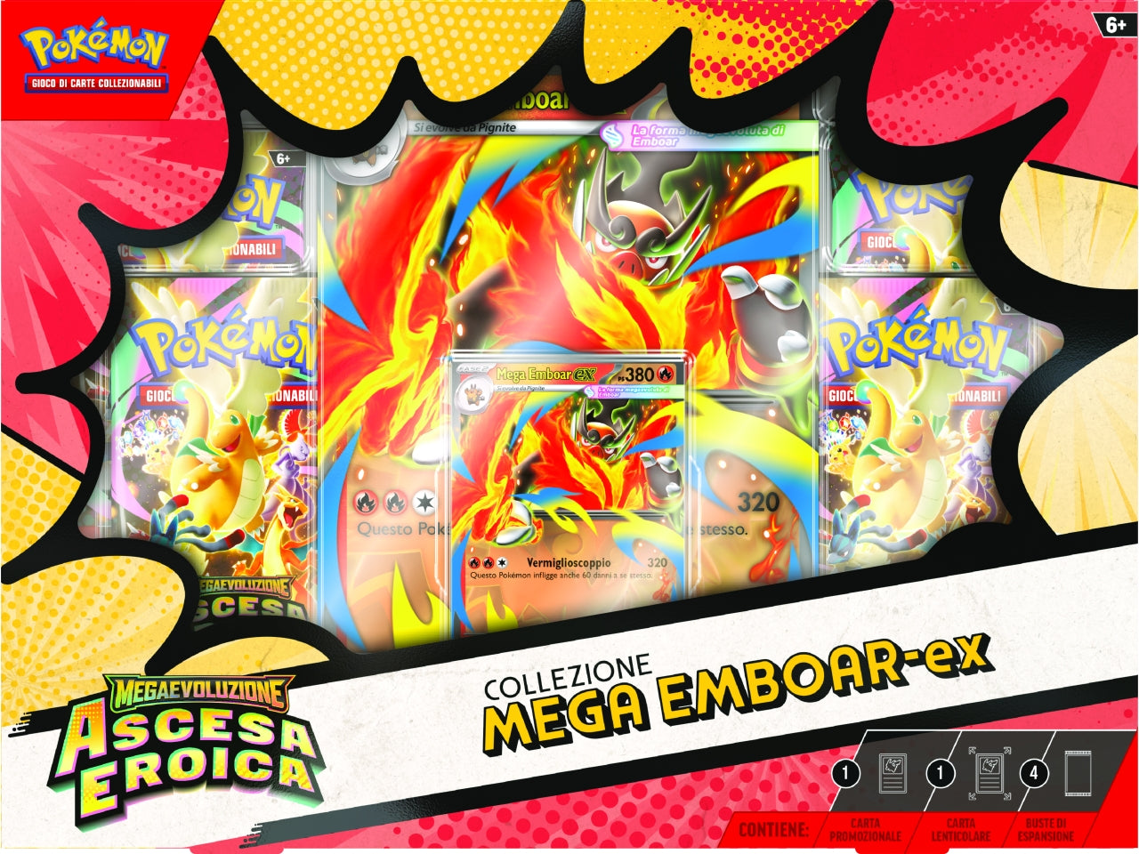 Pokemon M2.5 Col.Mega Emboar-EX, Mega Feraligatr-EX e Mega Mega.-Ex Â£