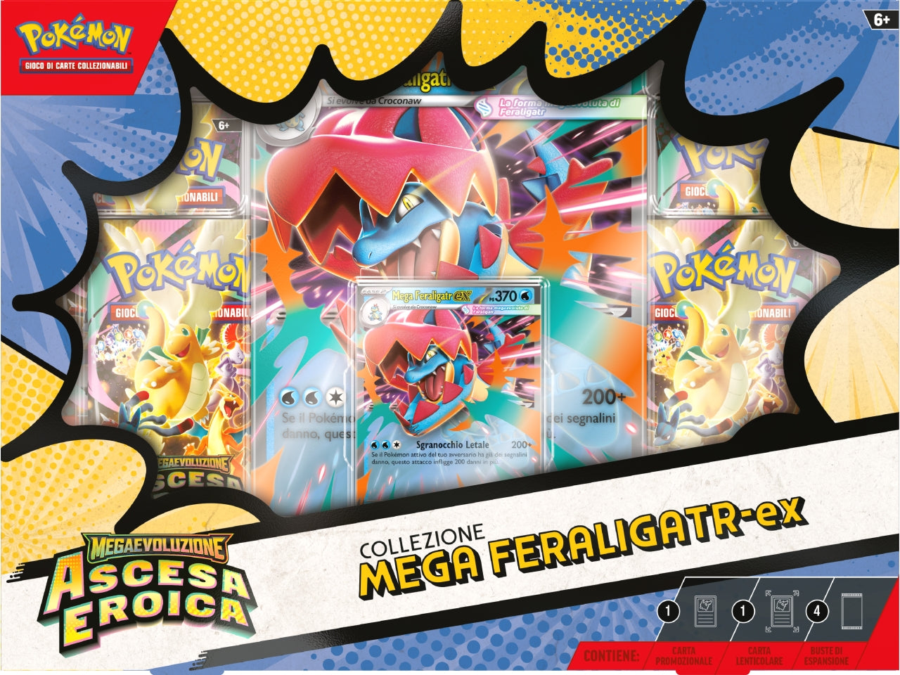Pokemon M2.5 Col.Mega Emboar-EX, Mega Feraligatr-EX e Mega Mega.-Ex Â£
