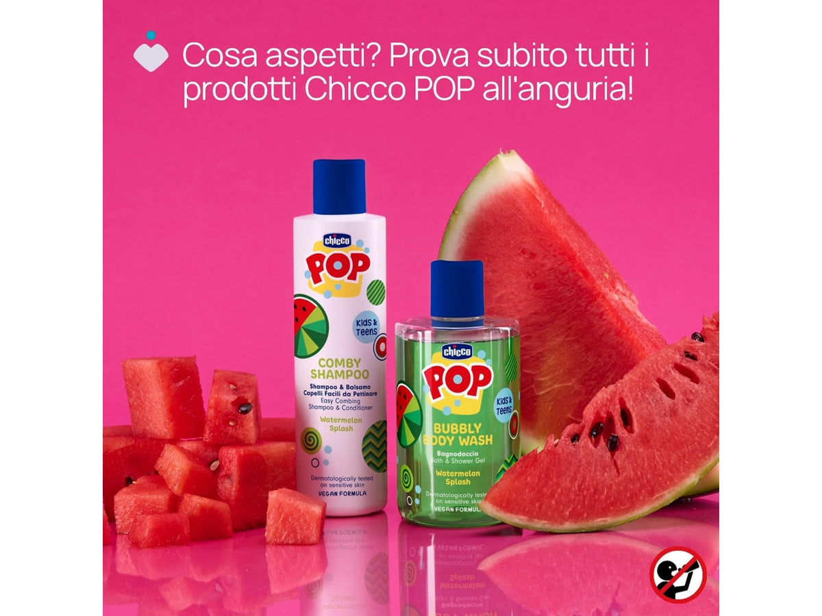 Chicco Comby shampoo e balsamo splash anguria 250ml