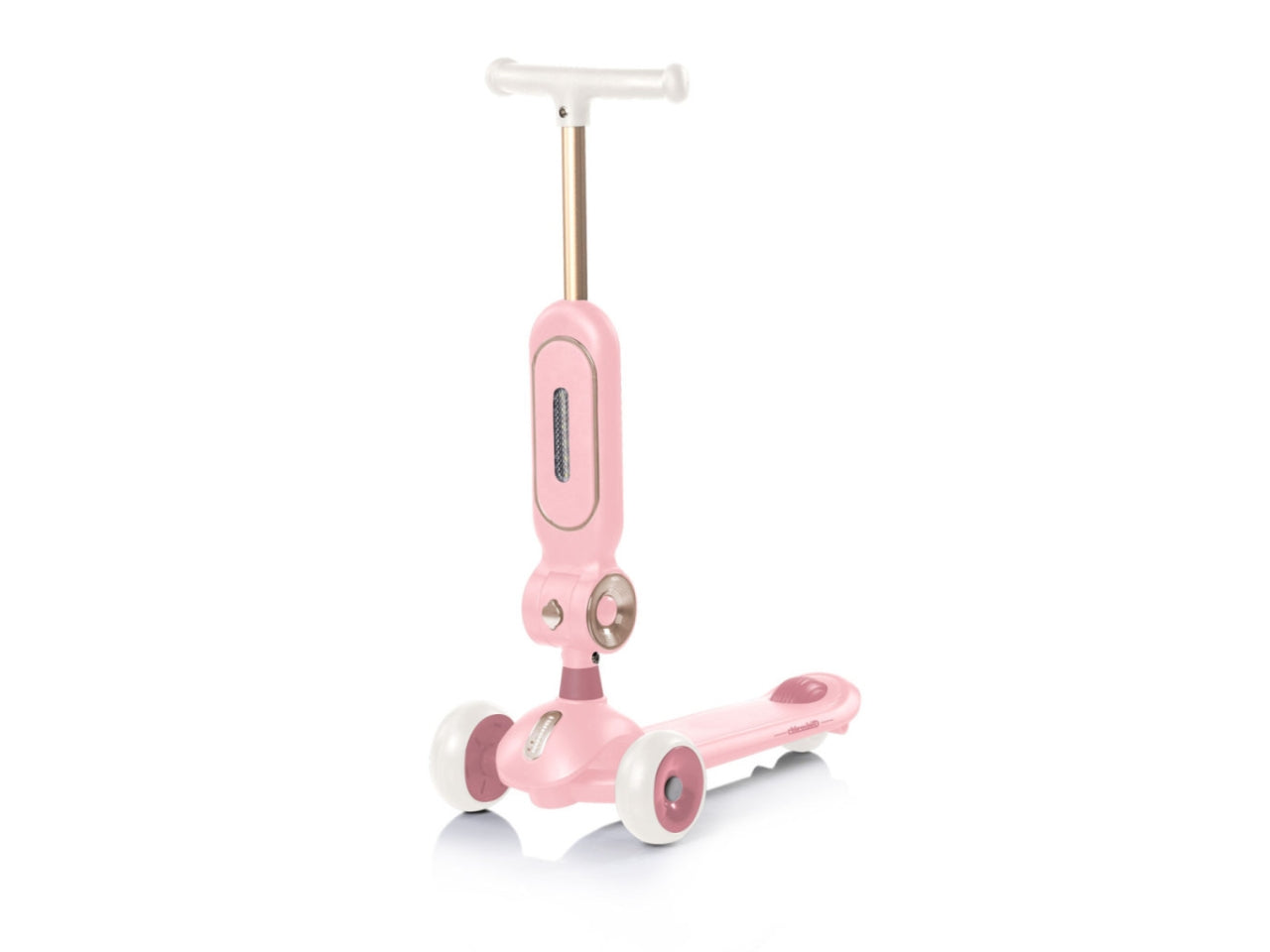 Scooter monopattino con sedile  Bloomi  di colore rosa