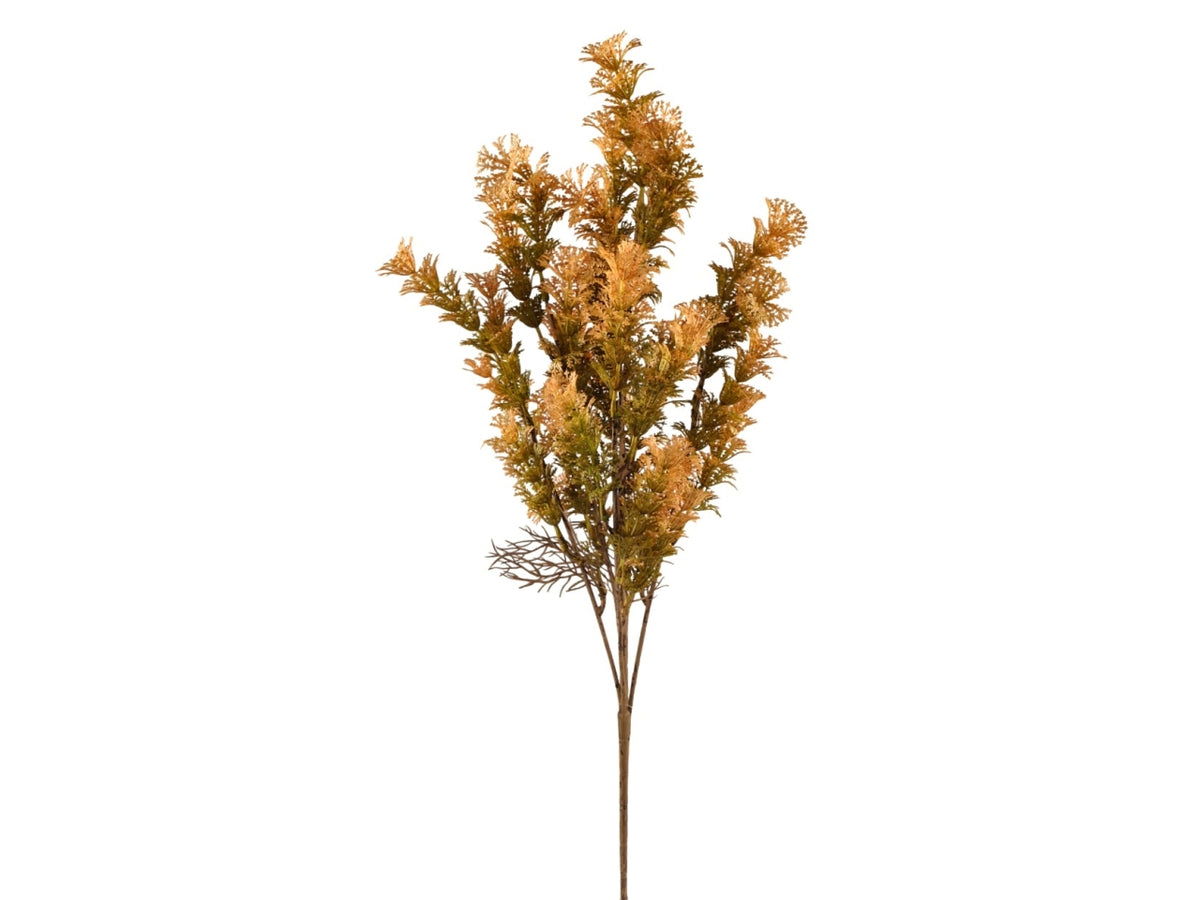 Felce Azolla mazzo da 53cm con 6 rametti giallo